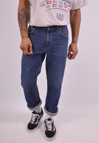 VINTAGE LEE JEANS SLIM FIT BLUE