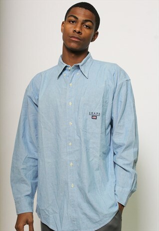 VINTAGE RALPH LAUREN CHAPS DENIM SHIRT