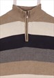 VINTAGE 90'S TOMMY HILFIGER JUMPER / SWEATER QUARTER ZIP