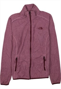 Vintage 90's The North Face Fleece Jumper Full Zip Up Purple