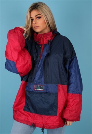 VINTAGE WINDBREAKER JACKET IN MULTI NJ540