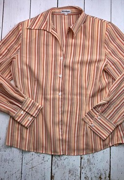 vintage striped y2k shirt 