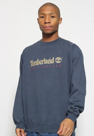 VINTAGE TIMBERLAND EMBROIDERED LOGO SWEATSHIRT
