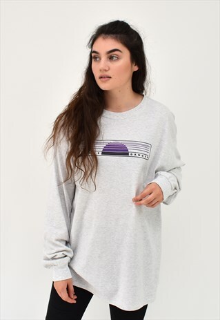 G&G UNISEX ASH PURPLE SUNSET L/S TEE