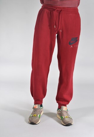 VINTAGE NIKE AIR RED JOGGERS