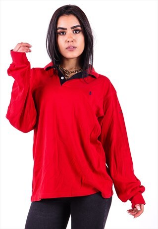 VINTAGE RALPH LAUREN LONG POLO SHIRT T679