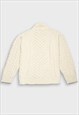 CREAM PULL-OVER KNITTED JUMPER