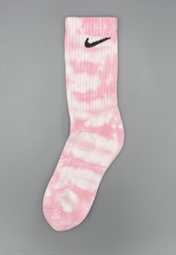 Nike Unisex Tie-Dye Socks - Baby Pink 