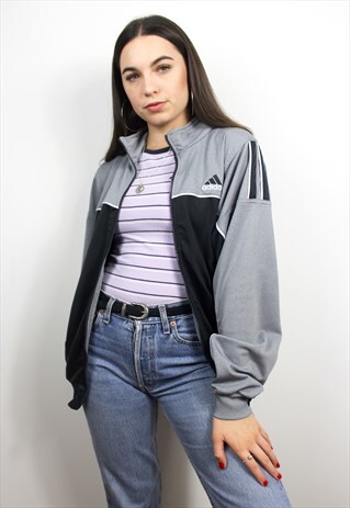 90'S RETRO RARE GREY SPELL-OUT JACKET