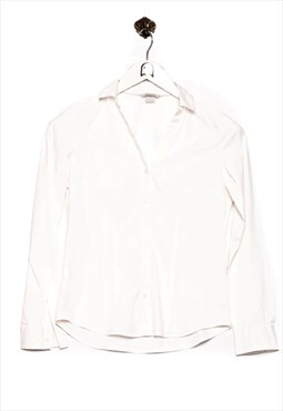 Vintage H&M Long Sleeve Shirt Basic Look White