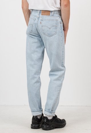 VINTAGE LIGHT BLUE LEVI'S 550 FIT DENIM JEANS