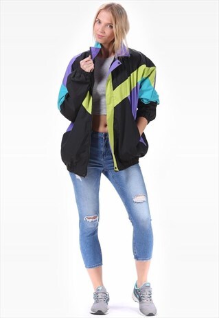 RETRO BOMBER TRACK JACKET