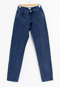 Armani vintage jeans in blue with tapered leg