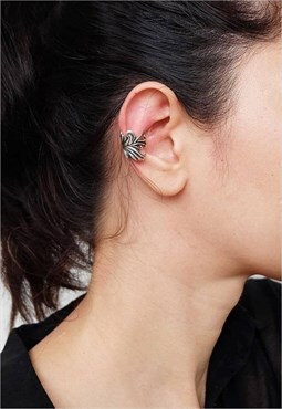 Butterfly Ear Cuff Earrings Women Sterling Silver Earrings