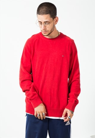 VINTAGE 80S TOMMY HILFIGER KNIT JUMPER / S529