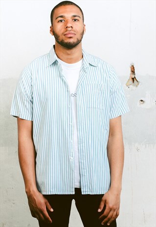 VINTAGE STRIPE PATTERN SHIRT