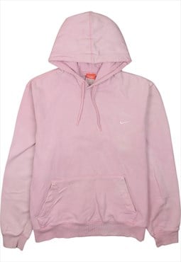 Vintage 90's Nike Hoodie Swoosh Pullover Pink Large