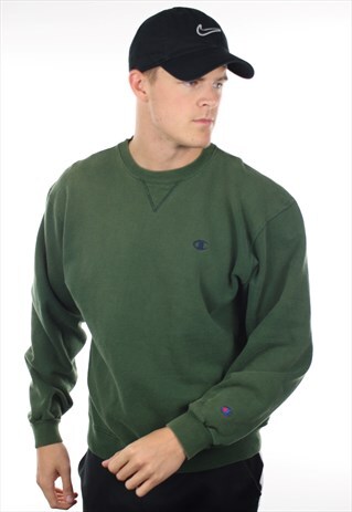 VINTAGE CHAMPION SMALL LOGO SWEATSHIRT JUMPER