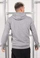 VINTAGE ADIDAS HOODIE IN GREY PULLOVER SPORTS JUMPER SMALL
