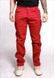 Vintage DOLCE&GABBANA Red Straight Jeans