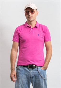 Ralph Lauren Polo shirt in pink short sleeve men size S