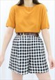 90S VINTAGE ORANGE KNITTED BLOUSE TOP