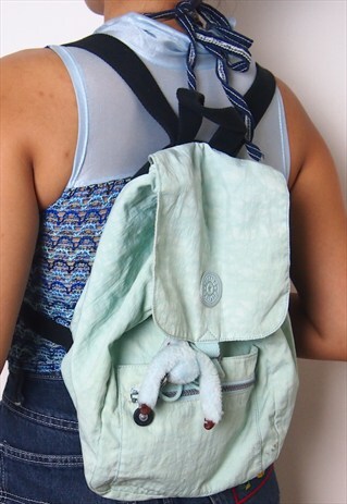 AQUA BLUE KIPLING BACK PACK