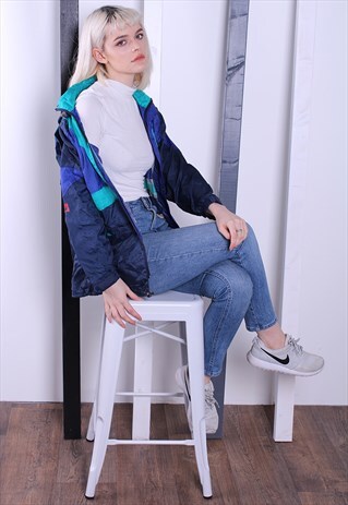 VINTAGE 90S SHELL JACKET/WINDBREAKER. UNISEX SPORTSWEAR.