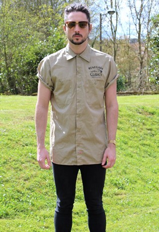 VINTAGE 90S DICKIES USA CALIFORNIA SHIRT - MEDIUM - RARE