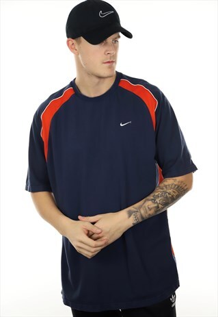 VINTAGE NIKE T SHIRT BLUE