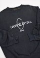 VINTAGE 90S GIANNI VALENTINO EMBROIDERED LOGO SWEATSHIRT