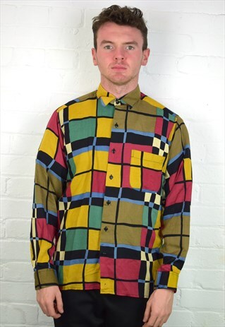 VINTAGE 80'S PATTEREND SHIRT