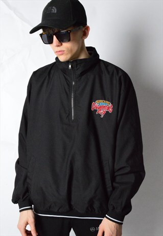 2003 BLACK EMBROIDERED SUPER BOWL AMERICAN FOOTBALL NFL WIND