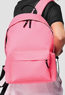54 Floral Essential Rucksack Backpack Rucksack Bag - Pink