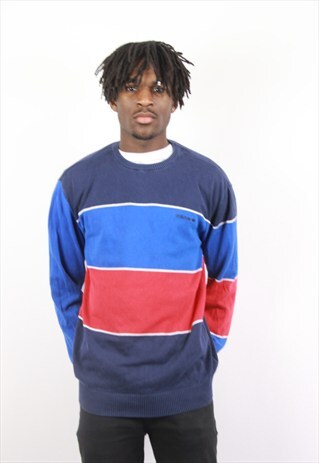 VINTAGE ADIDAS STRIPED JUMPER