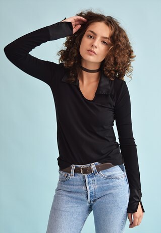 90'S RETRO MINIMALIST STRETCH KITSCH PARTY TOP