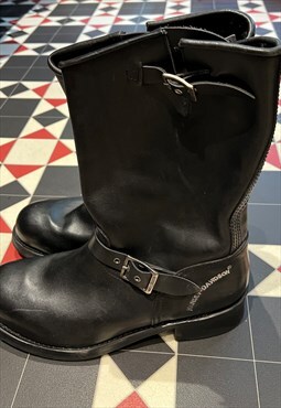 Vintage Harley Davidson motorcycle boots 
