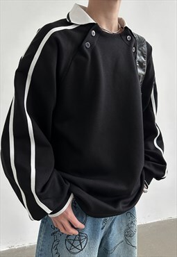 Men's Premium Double-Front Oversized Sweatshirt S VOL.2