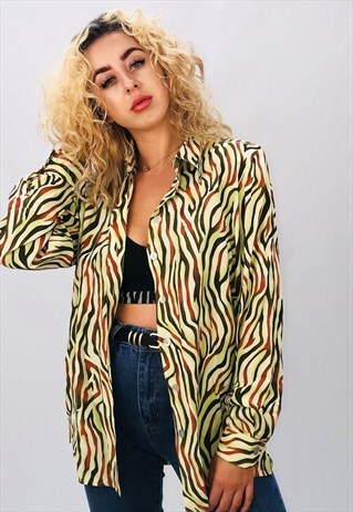 VINTAGE OVERSIZED PATTERN SHIRT
