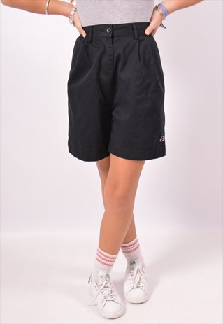 VINTAGE LOTTO HIGH WAIST SHORTS BLACK