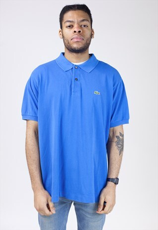VINTAGE LACOSTE BLUE POLO SHIRT