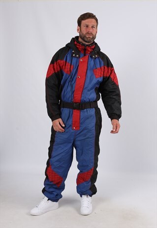 VINTAGE FULL SKI SUIT TALL UK M / L 42" (6FD)
