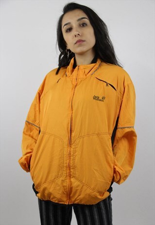 VINTAGE JACK WOLFSKIN ORANGE LIGHT SPORTS JACKET