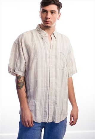 VINTAGE RALPH LAUREN CHAPS LOGO SHIRT 90S L 9.1