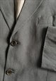 JAEGER BLAZER VINTAGE 90S LINEN GREEN MENS JACKET 40R L