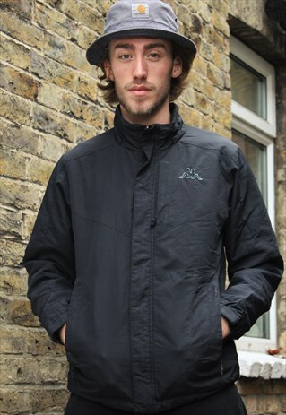 RETRO / 90'S / KAPPA / BLACK JACKET