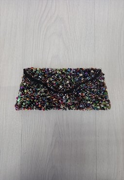 00's Clutch Bag Sequin Multicoloured 