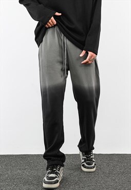 black washed sweatpants