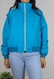 VINTAGE WOOLRICH BOMBER JACKET W LOGO HEM & FLEECE LINING