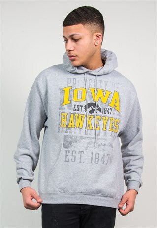 CHAMPION HOODIE HOODED SWEATSHIRT IOWA HAWKEYES